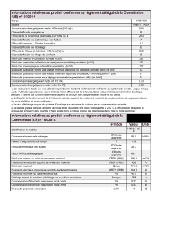 Whirlpool HNB 9.7 AD X Manuel utilisateur