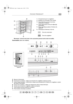 Whirlpool CVC 14 Freezer Manuel utilisateur