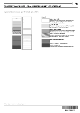 HOTPOINT/ARISTON BSF 8353 OX Fridge/freezer combination Manuel utilisateur