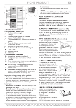 Bauknecht WBE 3322 NFW Fridge/freezer combination Manuel utilisateur