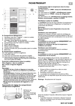 Bauknecht KGA 283 OPTIMA/1 WS Fridge/freezer combination Manuel utilisateur