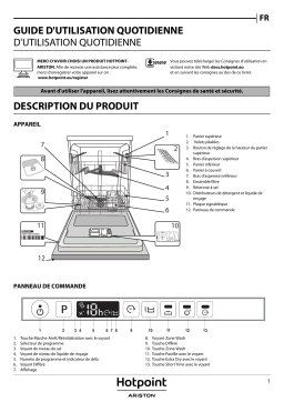 HOTPOINT/ARISTON LTF 11M126 EU Dishwasher Manuel utilisateur