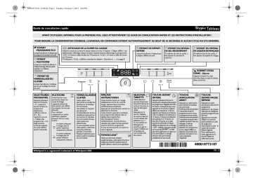 Whirlpool ADP 720 IX Dishwasher Manuel utilisateur | Fixfr