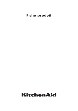 KitchenAid KCBCR 18600 (UK) Fridge/freezer combination Manuel utilisateur