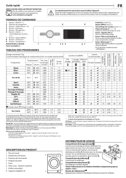 Whirlpool FFB 7235 SBS NA Washing machine Manuel utilisateur