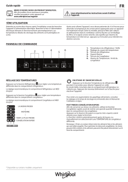 Whirlpool WHC18 T332 Fridge/freezer combination Manuel utilisateur