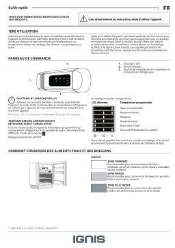 Ignis ARL 8GS1 Refrigerator Manuel utilisateur