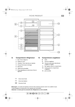 Whirlpool ARC 3510 Fridge/freezer combination Manuel utilisateur