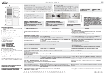 ART 863/A+/NF/1 | ART499/NF/5 | ART 459/A+/NF | ART 863/A/NF | Whirlpool ART 863/A+/NF Fridge/freezer combination Manuel utilisateur | Fixfr