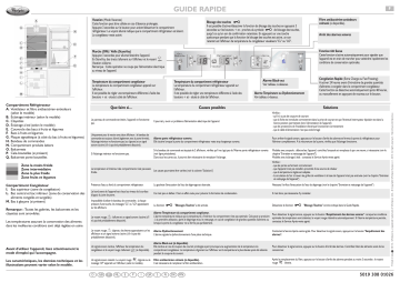 ART 496/NFV | ART 495/NF/5 | ART 495/NF | ART 497/NF/A+ | Whirlpool ART 763/NF/A+ Fridge/freezer combination Manuel utilisateur | Fixfr