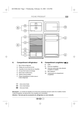 Kyoto ART 534-1/H Fridge/freezer combination Manuel utilisateur