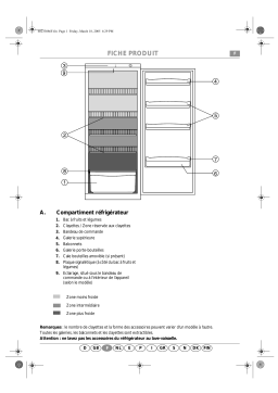 Bauknecht ARC 1675/1 Refrigerator Manuel utilisateur