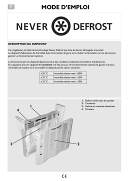 Whirlpool AFG 070NF AP Freezer Manuel utilisateur