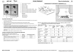 Whirlpool AKT 607/NB Hob Manuel utilisateur