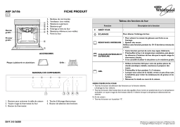 Whirlpool AKP 367/IX/06 Oven Manuel utilisateur