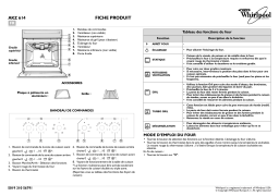 Whirlpool AKZ 614/WH Oven Manuel utilisateur