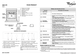 Whirlpool AKZ 648/IX Oven Manuel utilisateur