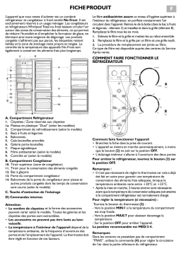 Ignis ARC 7495/IS Fridge/freezer combination Manuel utilisateur