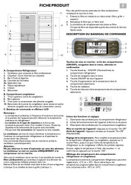 Whirlpool ARC 6709 Fridge/freezer combination Manuel utilisateur