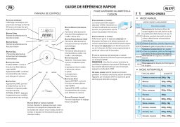 Whirlpool JQ 277 SL Microwave Manuel utilisateur