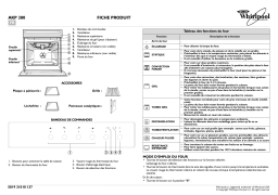 Whirlpool AKP 380/IX Oven Manuel utilisateur