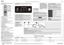 Whirlpool WBE33774 NFC W Fridge/freezer combination Manuel utilisateur