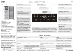 Whirlpool WVA 26582 NFX Freezer Manuel utilisateur