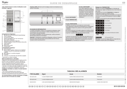 Whirlpool WBE3331 NF W Fridge/freezer combination Manuel utilisateur