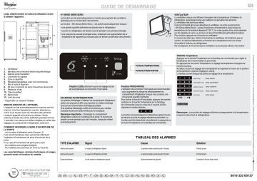 WME3611 X AQUA | Whirlpool WME 3621 X AQUA Refrigerator Manuel utilisateur | Fixfr