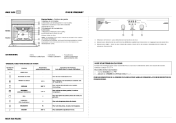 Whirlpool AKZ 122 WH Oven Manuel utilisateur