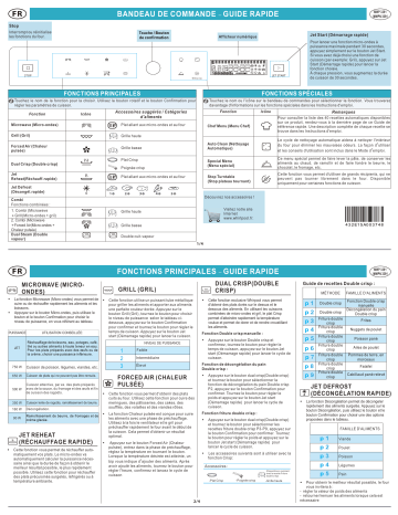 MWPN 3391 SX | MWP 3391 SX | Whirlpool MWP 3391 SB Microwave Manuel utilisateur | Fixfr