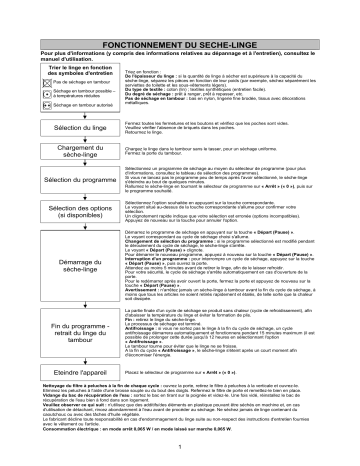 LADEN AMB 4871 Dryer Manuel utilisateur | Fixfr