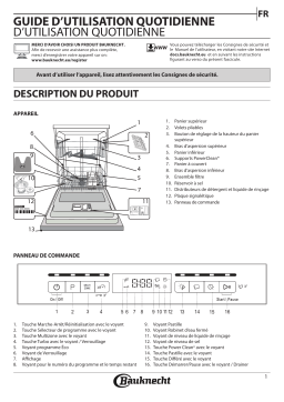 Bauknecht BUO 3T132 P X Dishwasher Manuel utilisateur