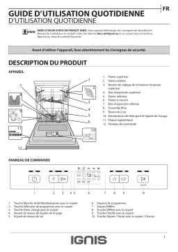 Ignis ABE 2B19 A X Dishwasher Manuel utilisateur