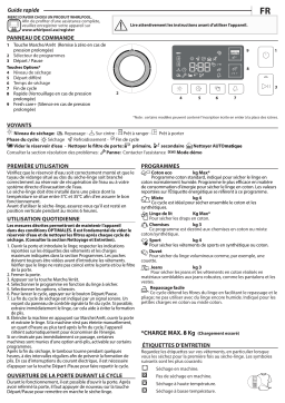 Whirlpool FFT M11 8X2WSY FR Dryer Manuel utilisateur