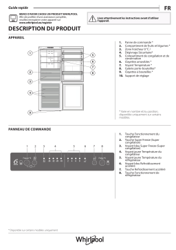 Whirlpool WB70I 931 X Fridge/freezer combination Manuel utilisateur