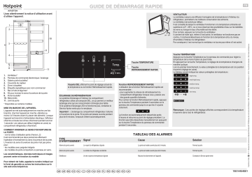HOTPOINT/ARISTON SH8 1Q XRFD Refrigerator Manuel utilisateur | Fixfr