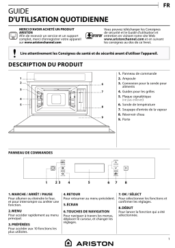 Ariston MS 798 IX A 60HZ Oven Manuel utilisateur