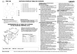 LADEN PRM 200/NE Hob Manuel utilisateur