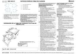 Bauknecht EKS 3481 IN-1 Hob Manuel utilisateur