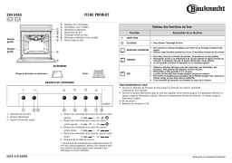 Bauknecht ESN 5960 BR Oven Manuel utilisateur