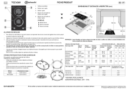 Bauknecht TGZ 6260/IN Hob Manuel utilisateur