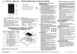 Bauknecht ETK 5240 IN Hob Manuel utilisateur