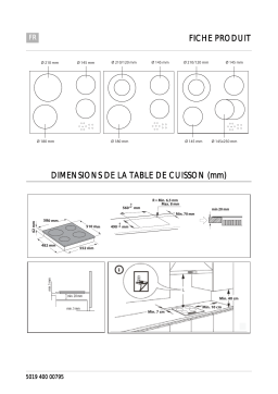 Bauknecht ETC 8640 IN Hob Manuel utilisateur