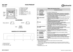 Bauknecht BSZ 8009 SW Oven Manuel utilisateur