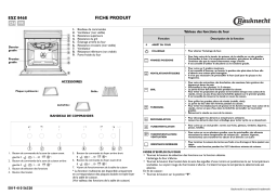 Bauknecht ESZ 8468 SW Oven Manuel utilisateur