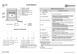 Bauknecht ELZ 6260 SW Oven Manuel utilisateur