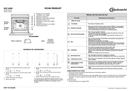 Bauknecht ELZ 6260 WS Oven Manuel utilisateur