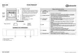 Bauknecht BMZ 6200 IN Oven Manuel utilisateur