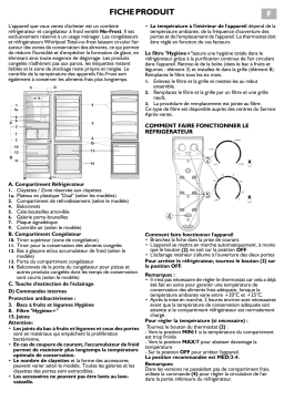 Bauknecht KGNA 305 IN Fridge/freezer combination Manuel utilisateur